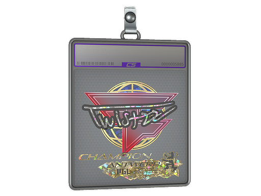 Sticker Slab | Twistzz (Glitter, Champion) | Antwerp 2022