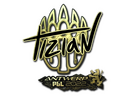 Sticker | tiziaN (Gold) | Antwerp 2022