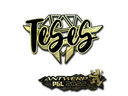 Sticker | TeSeS (Gold) | Antwerp 2022