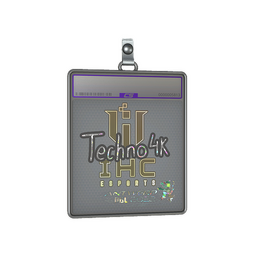 Sticker Slab | Techno4K (Glitter) | Antwerp 2022