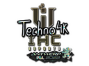 Sticker | Techno4K (Glitter) | Antwerp 2022