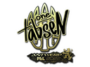 Sticker | tabseN (Gold) | Antwerp 2022