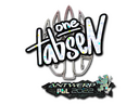 Sticker | tabseN (Glitter) | Antwerp 2022