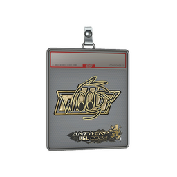 Sticker Slab | WOOD7 (Gold) | Antwerp 2022