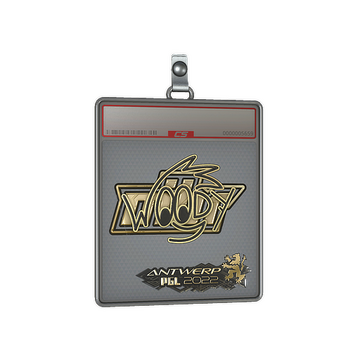 Sticker Slab | WOOD7 (Gold) | Antwerp 2022