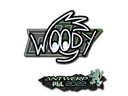 Sticker | WOOD7 (Glitter) | Antwerp 2022