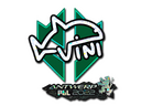 Sticker | VINI (Glitter) | Antwerp 2022