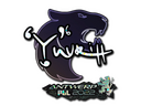 Sticker | yuurih (Glitter) | Antwerp 2022