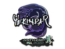 Sticker | YEKINDAR (Glitter) | Antwerp 2022