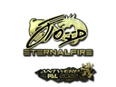 Sticker | xfl0ud (Gold) | Antwerp 2022