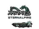 Sticker | XANTARES (Glitter) | Antwerp 2022
