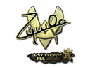 Sticker | ZywOo (Gold) | Antwerp 2022