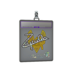 Sticker Slab | ZywOo (Glitter) | Antwerp 2022