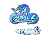 Наклейка | Ax1Le (голографическая) | Антверпен-2022