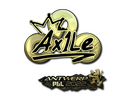 Sticker | Ax1Le (Gold) | Antwerp 2022