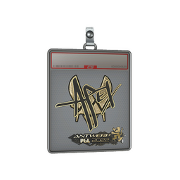 Sticker Slab | apEX (Gold) | Antwerp 2022
