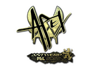 Sticker | apEX (Gold) | Antwerp 2022