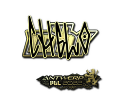 Sticker | chelo (Gold) | Antwerp 2022