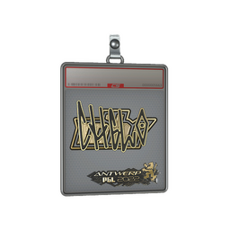 Sticker Slab | chelo (Gold) | Antwerp 2022