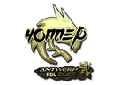 Sticker | chopper (Gold) | Antwerp 2022