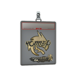 Sticker Slab | chopper (Gold) | Antwerp 2022