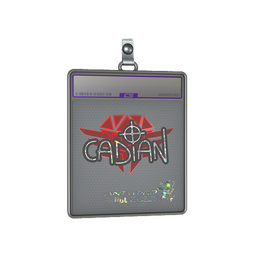 Sticker Slab | cadiaN (Glitter) | Antwerp 2022