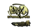 Sticker | Calyx (Gold) | Antwerp 2022