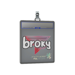 Sticker Slab | broky | Antwerp 2022