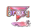 Sticker | broky (Holo) | Antwerp 2022