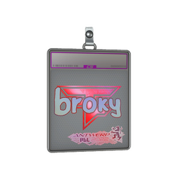 Sticker Slab | broky (Holo) | Antwerp 2022