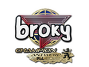 Sticker | broky (Champion) | Antwerp 2022