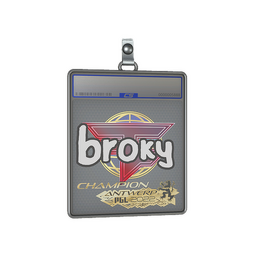 Sticker Slab | broky (Champion) | Antwerp 2022