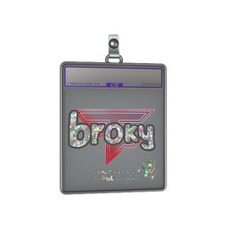 Sticker Slab | broky (Glitter) | Antwerp 2022