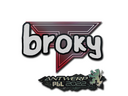Sticker | broky | Antwerp 2022