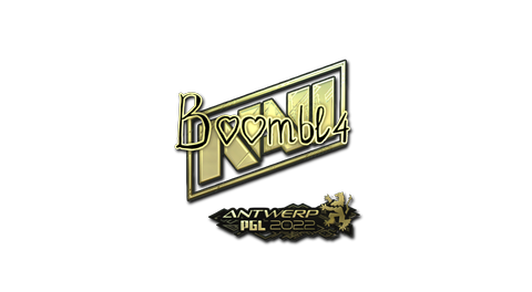 Sticker | Boombl4 (Gold) | Antwerp 2022