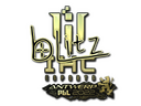 Sticker | bLitz (Gold) | Antwerp 2022