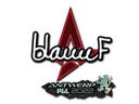 Sticker | blameF (Glitter) | Antwerp 2022
