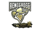 Sticker | Renegades (Gold) | Antwerp 2022