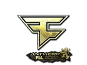 Sticker | FaZe Clan (Gold) | Antwerp 2022