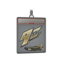 Sticker Slab | 9z Team (Gold) | Antwerp 2022