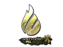 Sticker | Copenhagen Flames (Gold) | Antwerp 2022