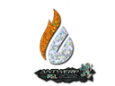 Sticker | Copenhagen Flames (Glitter) | Antwerp 2022