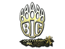 Sticker | BIG (Gold) | Antwerp 2022