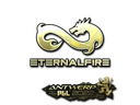 Sticker | Eternal Fire (Gold) | Antwerp 2022