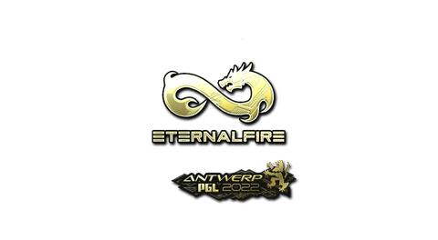 Sticker | Eternal Fire (Gold) | Antwerp 2022