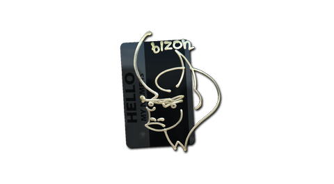 Sticker | Hello PP-Bizon (Gold)