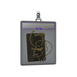 Sticker Slab | Hello PP-Bizon (Gold)