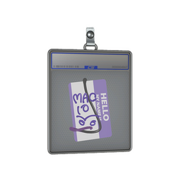 Sticker Slab | Hello MAC-10