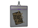 Sticker Slab | Hello P90 (Gold)