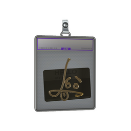 Sticker Slab | Hello SG 553 (Gold)